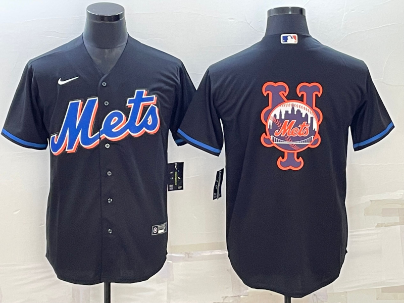 Men's New York Mets Black 2022 Alternate Jersey